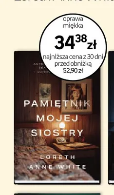 Książka Loreth Anne White Pamiętnik mojej siostry promocja w Empik