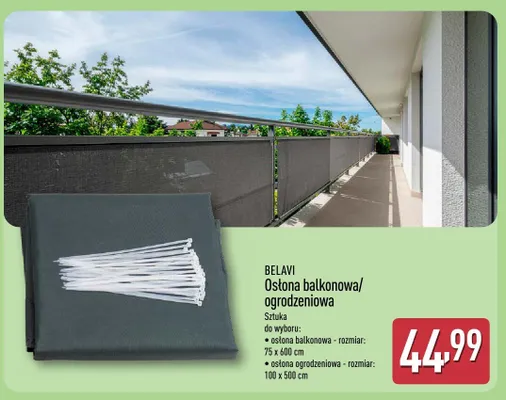 Osłona balkonowa/ogrodzeniowa promocja w Aldi