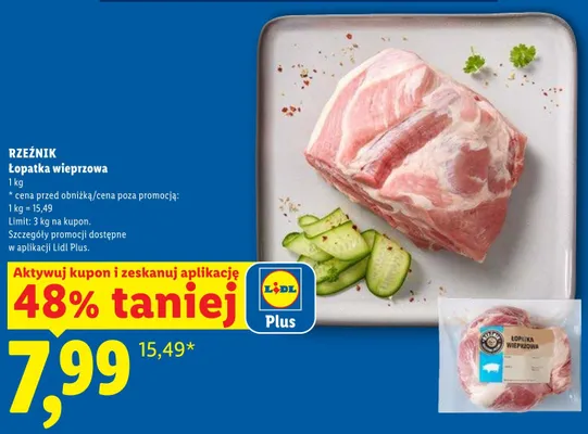 Łopatka wieprzowa Rzeźnik promocja w Lidl