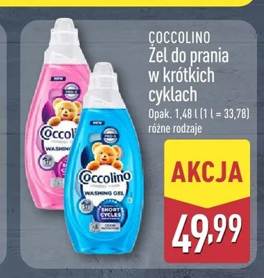 Żel do prania Coccolino Care promocja w Aldi