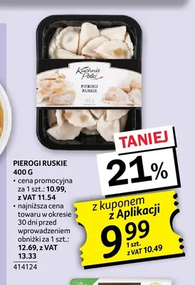 Pierogi ruskie Kuchnia Polki promocja w Selgros