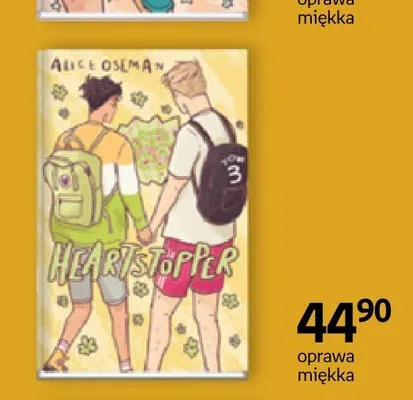 Książka Heartstopper Tom 3 Alice Oseman promocja w Empik