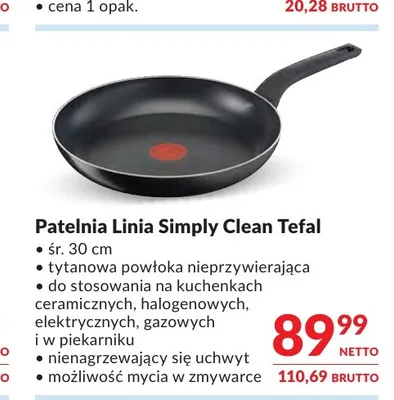 Patelnia Tefal Simply Clean promocja w Makro