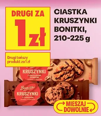 Ciastka Kruszynki Bonitki promocja w Biedronka