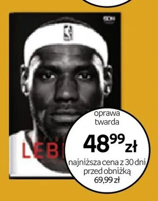 Książka LeBron oprawa twarda promocja w Empik
