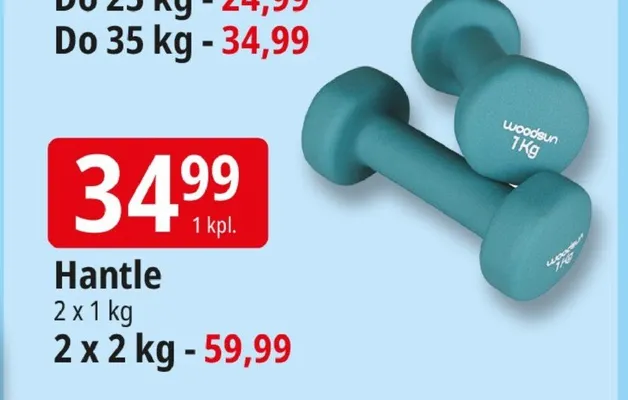 Hantle Woodsun 2x1kg promocja w Leclerc