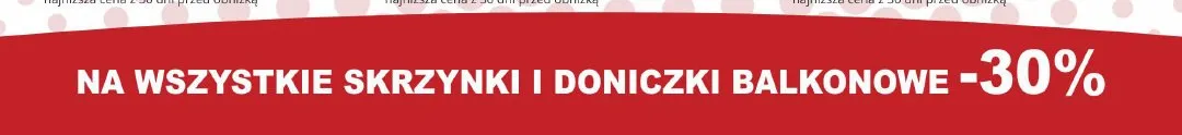 Skrzynki i doniczki balkonowe promocja w Prymus AGD