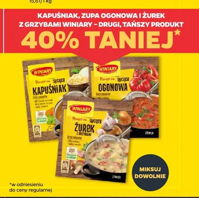 Żurek z grzybami Winiary promocja w Netto