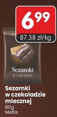 Sezamki w czekoladzie mlecznej promocja w Market Point