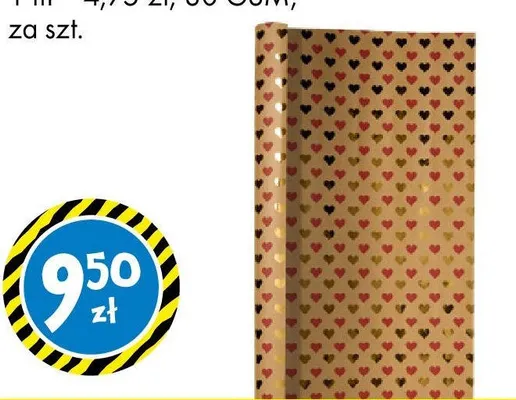 Papier do pakowania 200 × 70 cm, 80 GSM promocja w Tedi