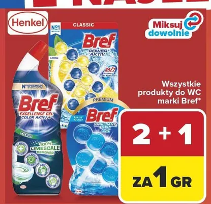 Produkty do WC Bref promocja w Carrefour Market
