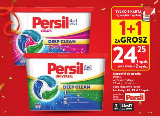 Kapsułki do prania Persil Color promocja w Intermarche