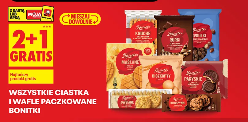 Biszkopty Bonitki promocja w Biedronka