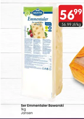 Ser Emmentaler Bawarski Goldsteig promocja w Market Point