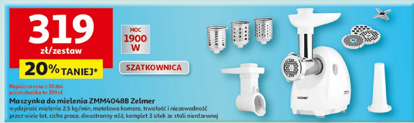 Maszynka do mielenia ZMM4048B promocja w Auchan