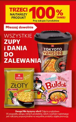 Zupy i dania do zalewania promocja w Kaufland