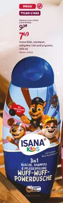 Szampon, odżywka i żel pod prysznic Isana Kids Wuff-Wuff-Powerdusche promocja w Rossmann