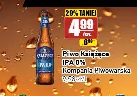 Piwo bezalkoholowe Książęce IPA promocja w API Market