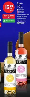 Wino Fresco półsłodkie promocja w Żabka