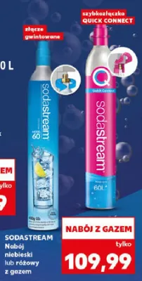 Nabój niebieski lub różowy z gazem promocja w Kaufland