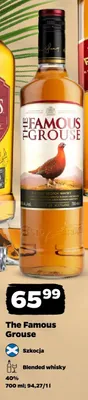 Whisky The Famous Grouse promocja w Netto