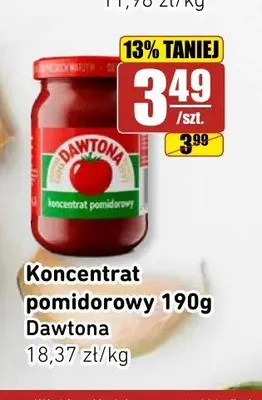 Koncentrat pomidorowy Dawtona promocja w API Market