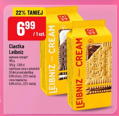 Ciastka Leibniz Cream Milk promocja w POLOmarket