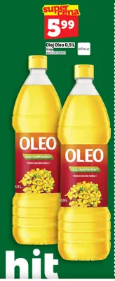 Olej rzepakowy Oleo promocja w TOPAZ