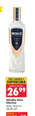 Wódka Bols Marine promocja w Biedronka
