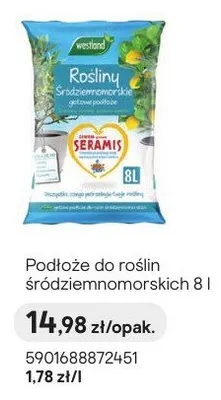 Podłoże do roślin śródziemnomorskich promocja w Castorama