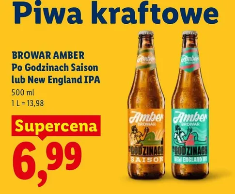 Piwo kraftowe New England IPA promocja w Lidl