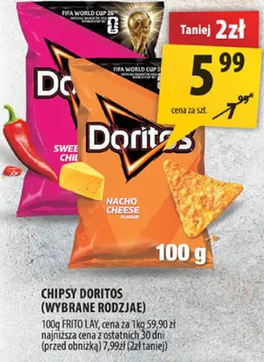Chipsy Doritos Sweet Chili promocja w Arhelan
