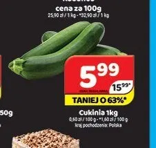Cukinia Polska promocja w Delfin