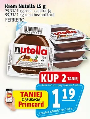 Krem Nutella promocja w Prim Market