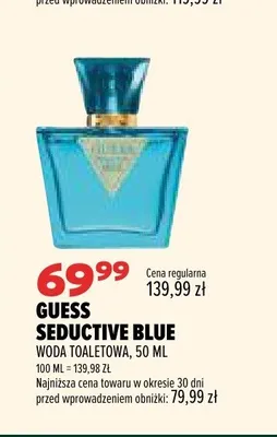 Woda toaletowa Guess Seductive Blue promocja w Drogerie Natura