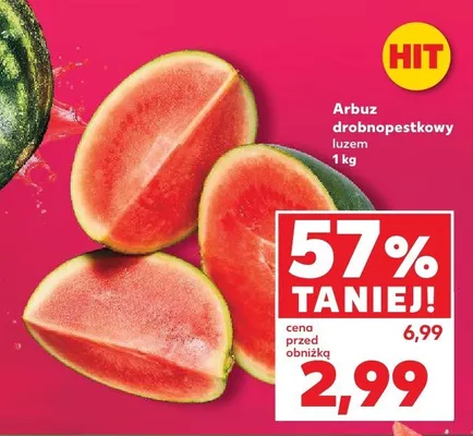 Arbuz drobnopestkowy luzem promocja w Kaufland