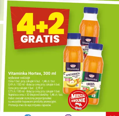 Sok Vitaminka Hortex uroda promocja w Twój Market