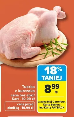 Tuszka z kurczaka promocja w Carrefour