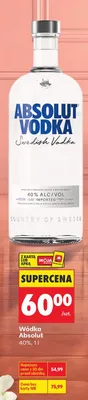 Wódka Absolut promocja w Biedronka