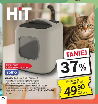 Kuweta Rotho biała promocja w Selgros