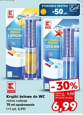 Krążki żelowe do WC różne rodzaje promocja w Kaufland