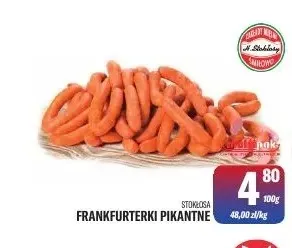 Frankfurterki pikantne Stokłosa promocja w Tomi Markt