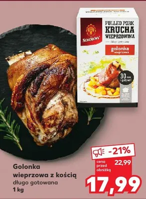 Golonka wieprzowa z kością długo gotowana promocja w Kaufland