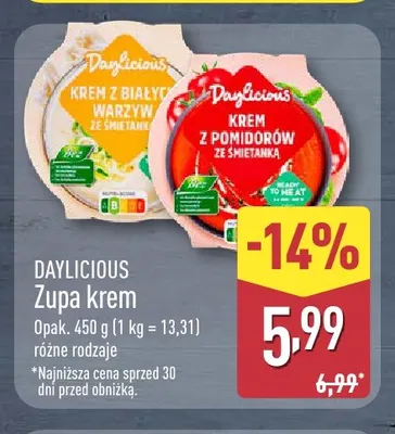 Zupa krem z pomidorów ze śmietanką Daylicious promocja w Aldi