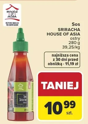 Sos Sriracha ostry House of Asia promocja w Carrefour
