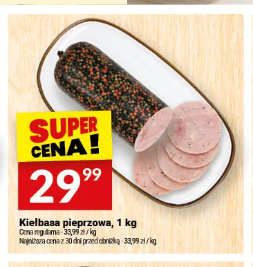 Kiełbasa pieprzowa Białecki Wędzarnia promocja w Twój Market