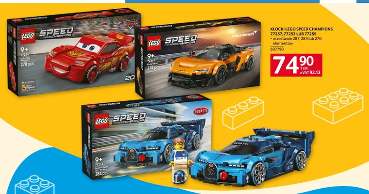 Klocki LEGO Speed Champions promocja w Selgros
