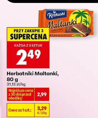 Herbatniki Maltanki promocja w Biedronka