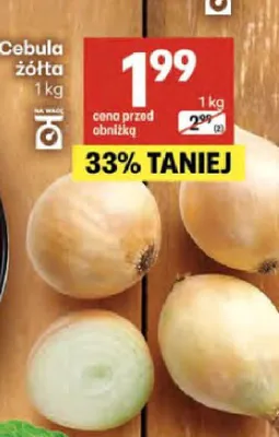 Cebula żółta polska promocja w Delikatesy Centrum