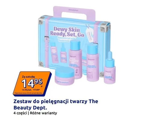 Zestaw do pielęgnacji twarzy The Beauty Dept. 4 części promocja w Action